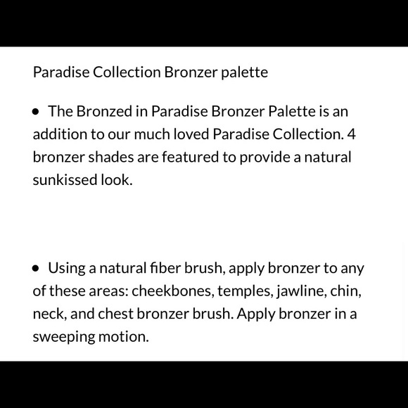 New Ace Beaute Bronzed in Paradise Pallet - Picture 3 of 4